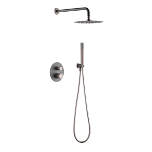 Termostato ducha empotrado LINE gris mate / champagne / GTD038/GC