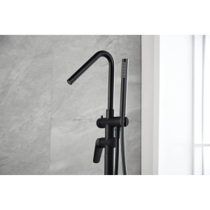 Grifo de bañera exenta BELGICA negro mate / BBEZ044/NG - Imagen 2
