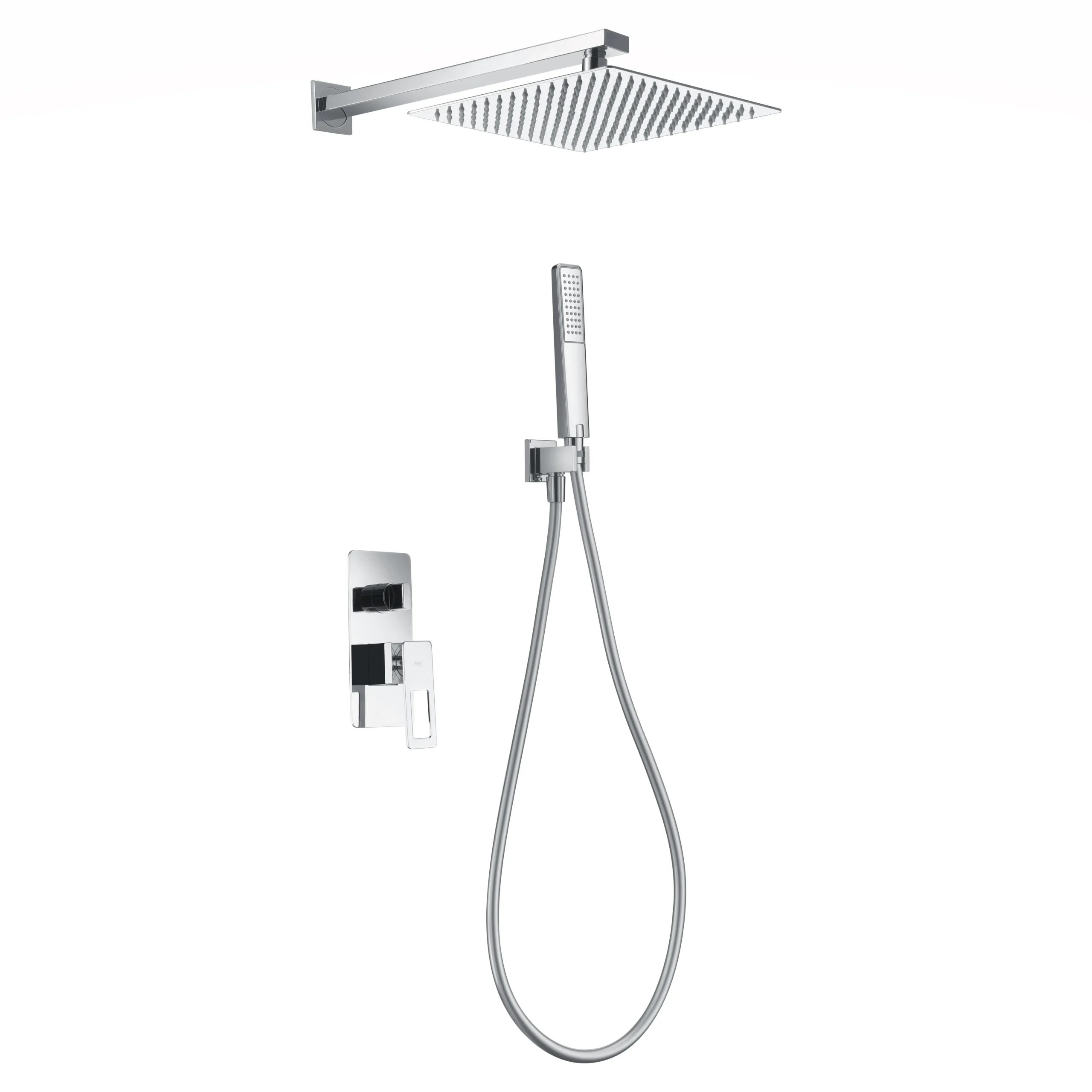BDC032-6 Ducha empotrada monomando SUECIA cromo / BDC032-6 Roc. 20×20