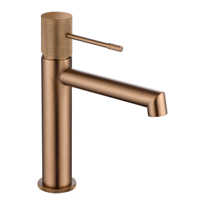 Monomando lavabo Line oro rosa cepillado / BDD038-1ORC