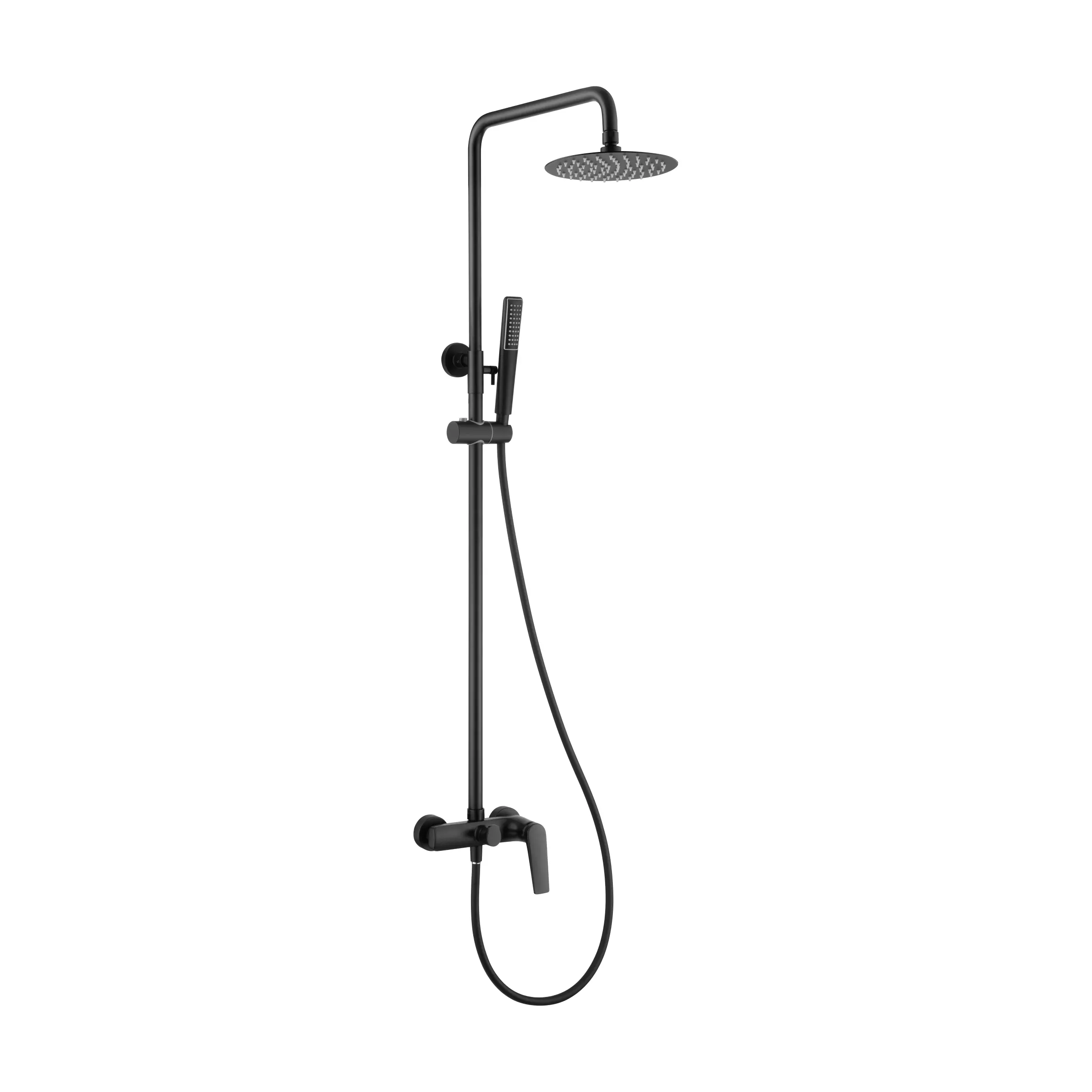 BDD055-NG Conjunto ducha monomando DELOS negro mate / BDD055/NG