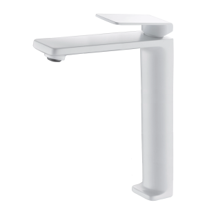 Monomando lavabo extra alto   FIYI blanco mate / BDF016-5/BL