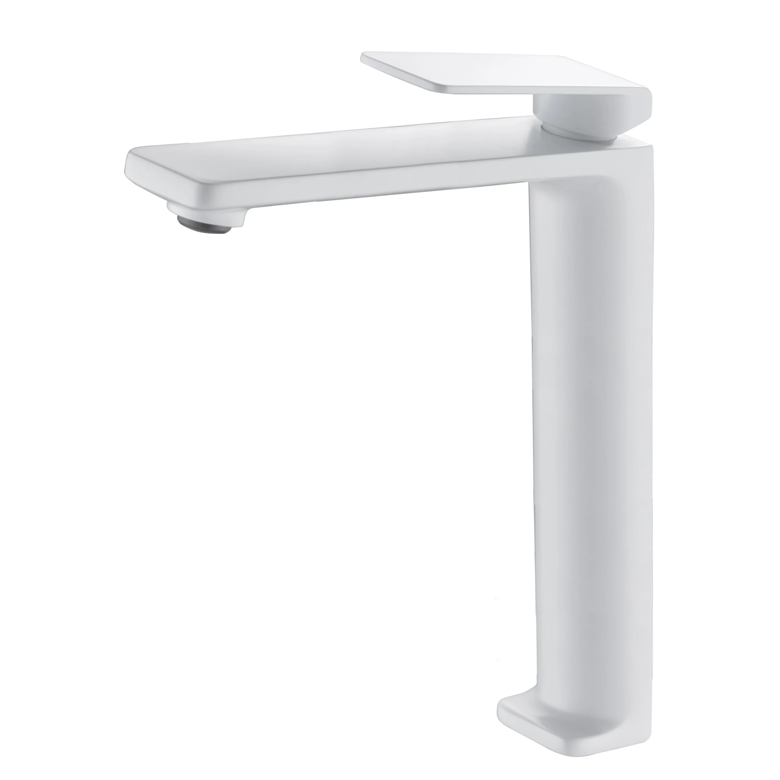 BDF016-5BL Monomando lavabo extra alto FIYI blanco mate / BDF016-5/BL