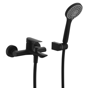 Kit baño/ducha URAL negro mate / BDG040-4/NG