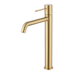 Monomando lavabo caño alto GENOVA oro cepillado / BDG053-3/OC