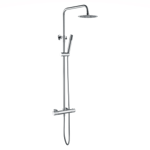 Conjunto ducha termostato Line cromo / BTD038