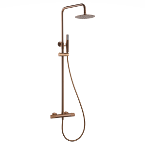 Conjunto ducha termostato Line oro rosa cepillado / BTD038/ORC