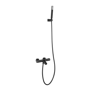 Kit bañera/ducha termostatico GENOVA negro mate / BDG054-4/NG