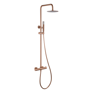 Conjunto ducha termostático GENOVA oro rosa cepillado / BTG053/ORC