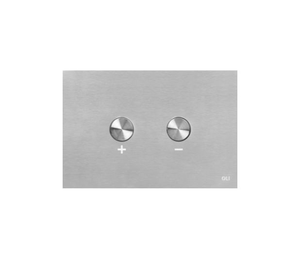 Blink inox cepillado Pulsador Oli Blink Neumático inox cepillado - Imagen 1