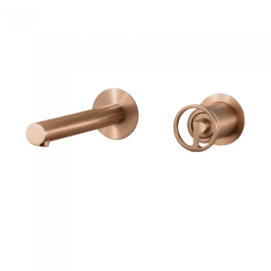 Monomando lavabo empotrado oro rosa cepillado / GLC033/ORC