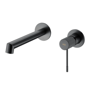 Monomando lavabo empotrado LINE black gun metal / GLD038/BGM