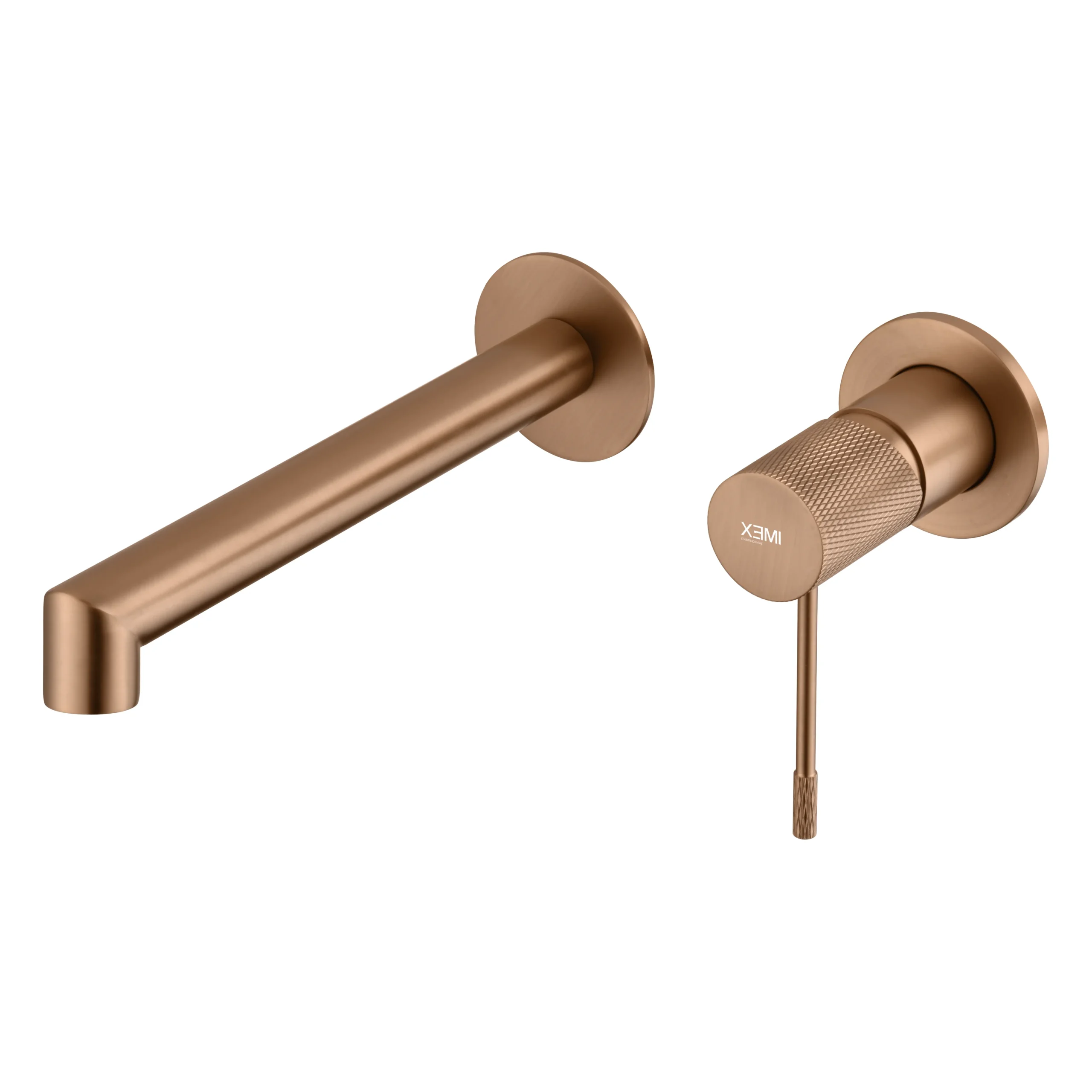 GLD038_ORC Monomando lavabo empotrado LINE oro rosa cepillado / GLD038/ORC