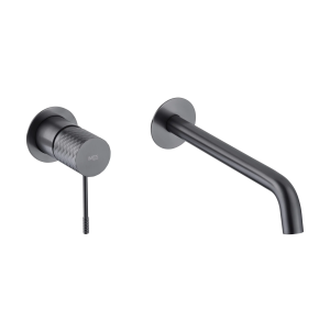 Monomando lavabo empotrado GENOVA black gun metal / GLG053/BGM