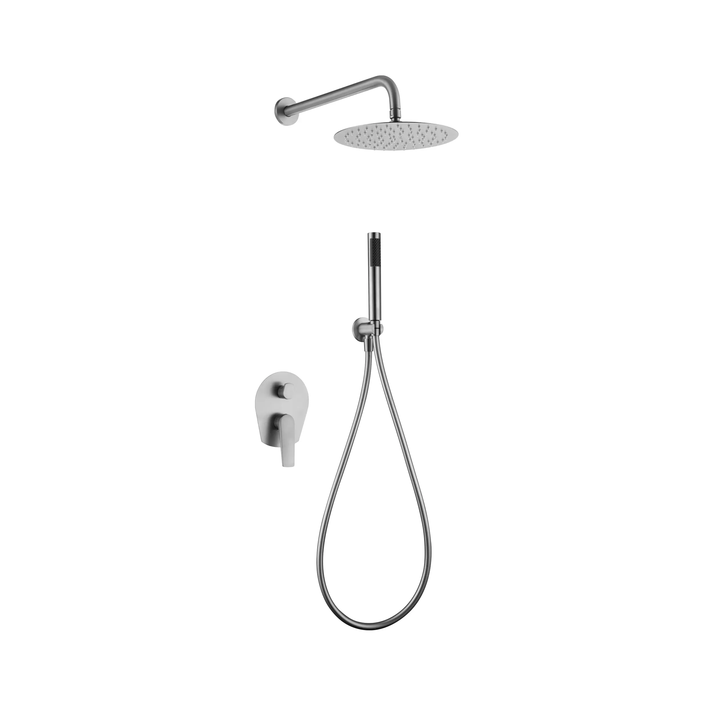 GPD055-AC Ducha empotrada monomando DELOS acero inox. / GPD055/AC