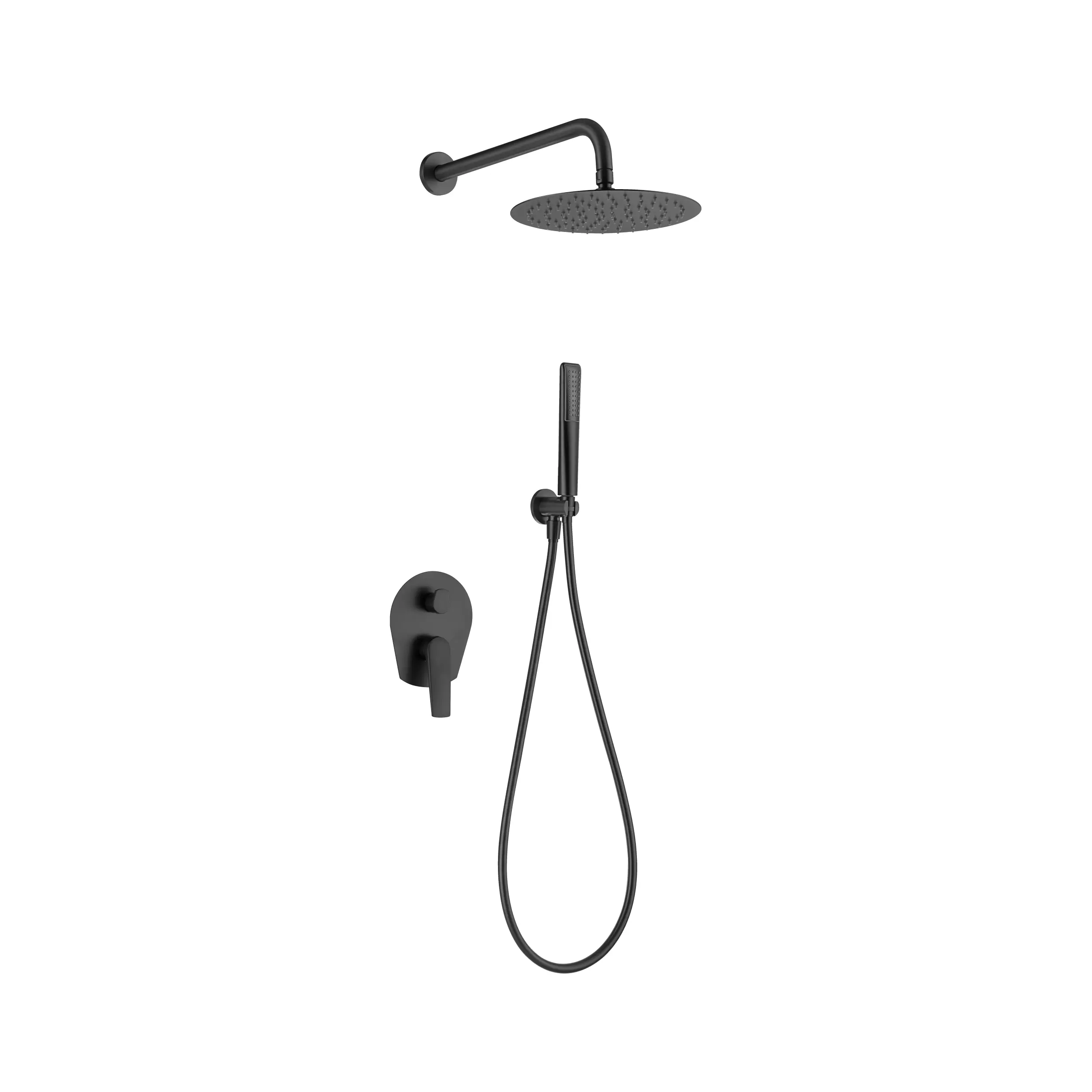 GPD055-NG Ducha empotrada monomando DELOS negro mate / GPD055/NG