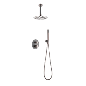 Termostato ducha empotrado techo TOP gris mate / champagne / GTQ038/GC