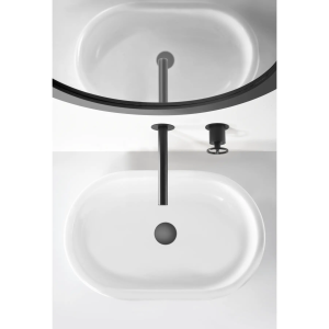 Monomando lavabo empotrado negro mate / GLC033/NG - Imagen 3