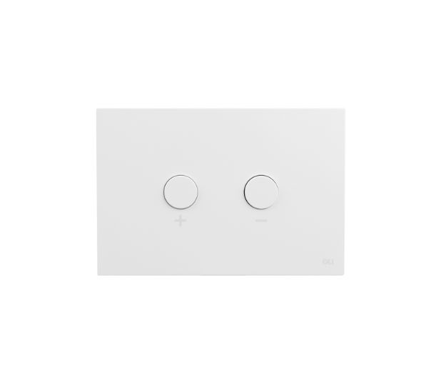 blink blanco mate tex Pulsador Oli Blink Neumático blanco mate texturado - Imagen 1