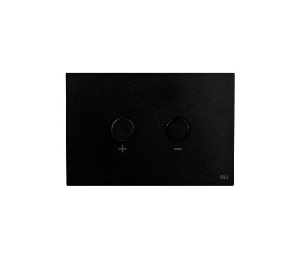 blink negro mate Pulsador Oli Blink Neumático negro mate texturado - Imagen 1