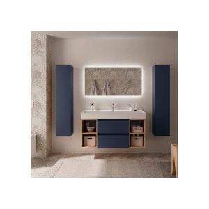 SALGAR BEQUIA Mueble de baño suspendido 120+ Lavabo Veneto