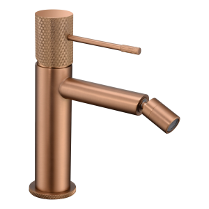 Monomando bide Line oro rosa cepillado / BDD038-2ORC