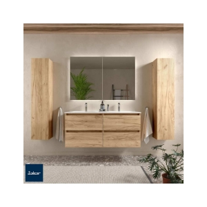 SALGAR BEQUIA Mueble de baño suspendido 120 Lavabo Constanza.