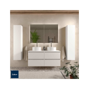 SALGAR BEQUIA Mueble de baño suspendido 120 Lavabos Lisboa