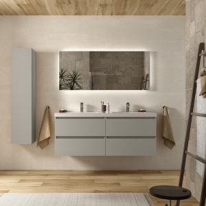 SALGAR BEQUIA Mueble de baño suspendido 120 Lavabo Constanza. - Imagen 10