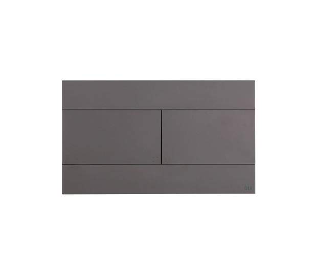 slim gris mate Pulsador Oli Slim mecánico Gris mate - Imagen 1