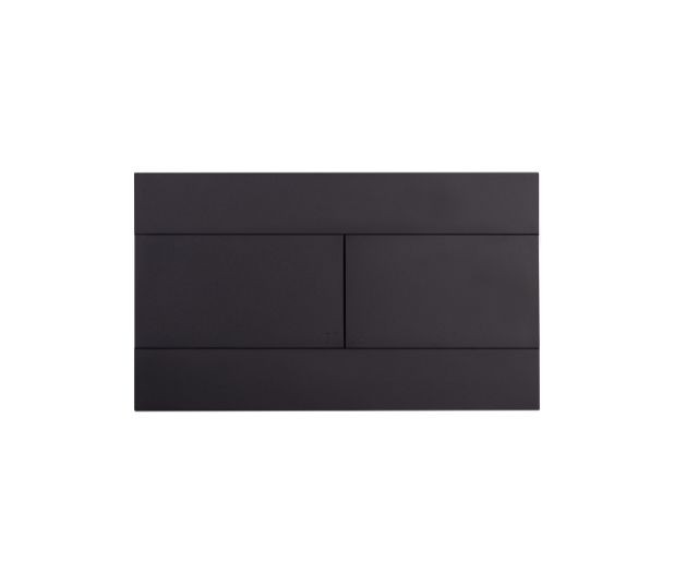 slim negro mate Pulsador Oli Slim mecánico negro mate - Imagen 1