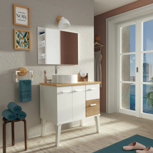 Mueble de lavabo Aqua 80 (sin lavabo) en KIT - Imagen 2