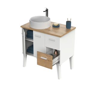 Mueble de lavabo Aqua 80 (sin lavabo) en KIT - Imagen 3