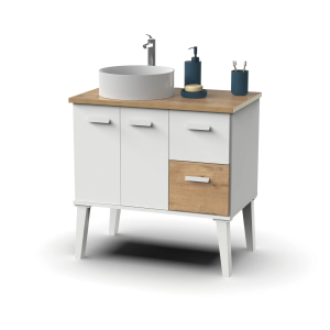 Mueble de lavabo Aqua 80 (sin lavabo) en KIT - Imagen 4