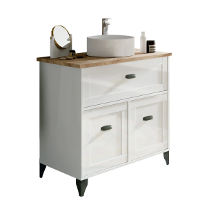 Mueble de lavabo Toscana 80 (con lavabo) en KIT