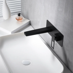 Monomando lavabo empotrado SUECIA negro mate / BDC032-4/NG - Imagen 2
