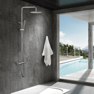 Conjunto   de ducha monomando MOSCU acero inox. / BDK034 - Imagen 2