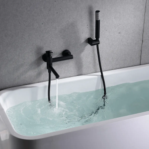 Kit baño/ducha monomando MILOS negro mate / BDYS045-4/NG - Imagen 2