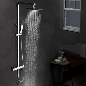Conjunto   de ducha termostático VIGO cromo / BTV013 - Imagen 2