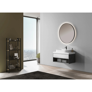 Espejo de baño con luz LED B-960 Negro - Imagen 3