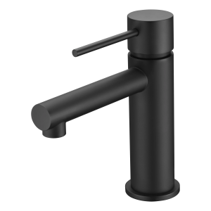 Monomando lavabo MILOS negro mate / BDYS045-1/NG