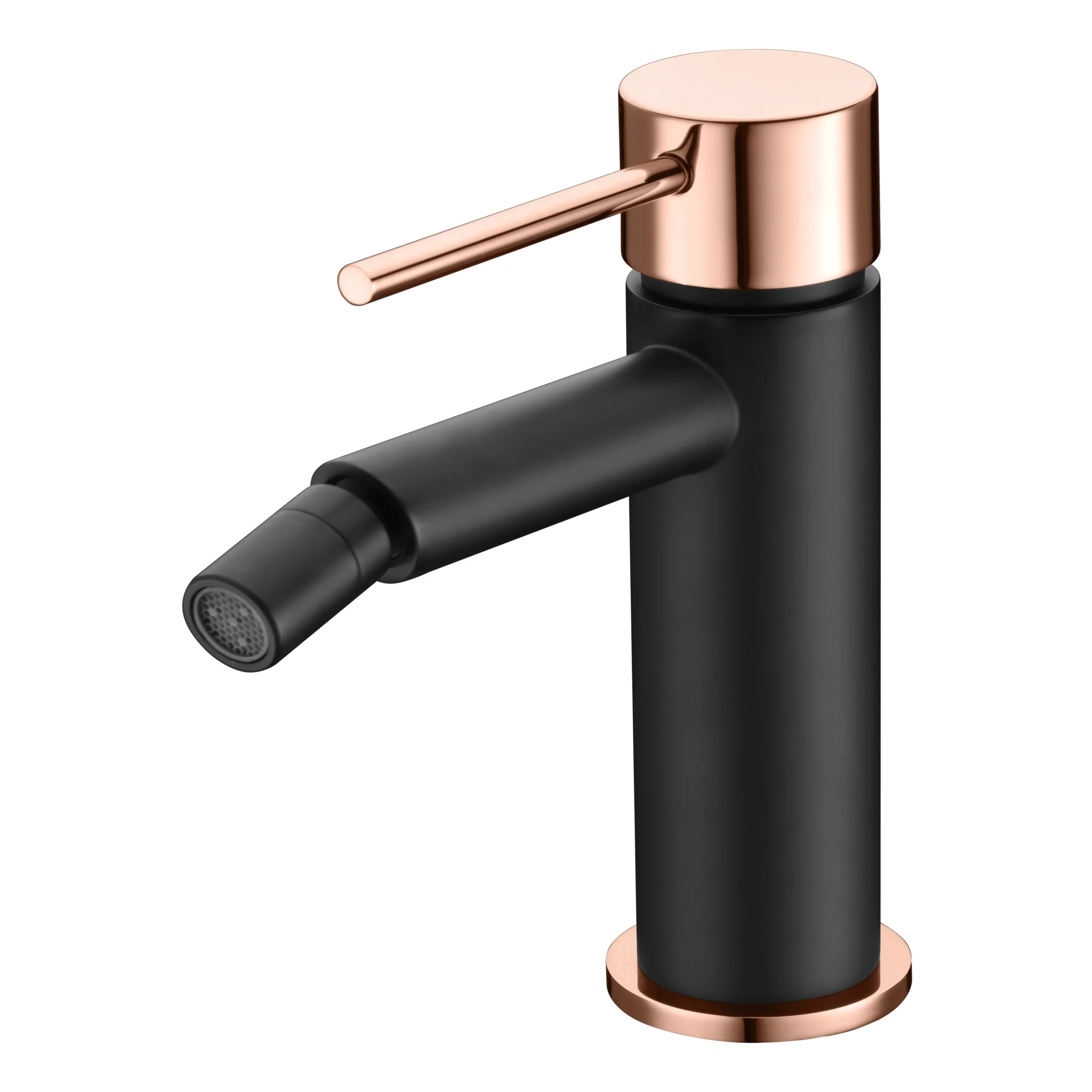 BDYS045-2NOR Monomando bidé MILOS negro oro rosa / BDYS045-2/NOR
