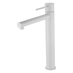 Monomando lavabo alto MILOS blanco mate / BDYS045-3/BL
