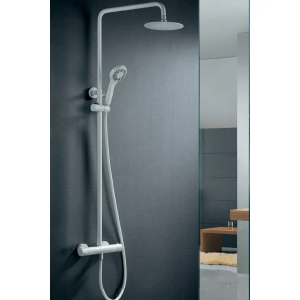 Conjunto   de ducha termostático KENT blanco mate / BTK017/BL - Imagen 2