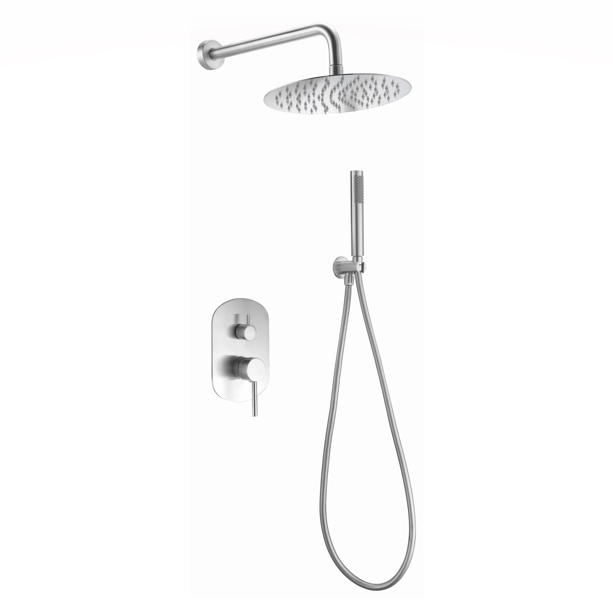 GPK034 Ducha empotrada monomando MOSCU acero inox. / GPK034