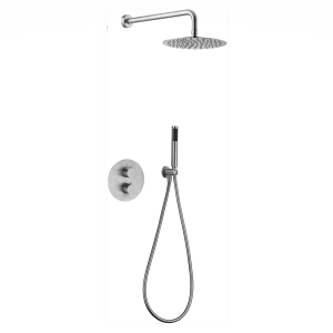 Ducha empotrada termostato MOSCU acero inox. / GTK034