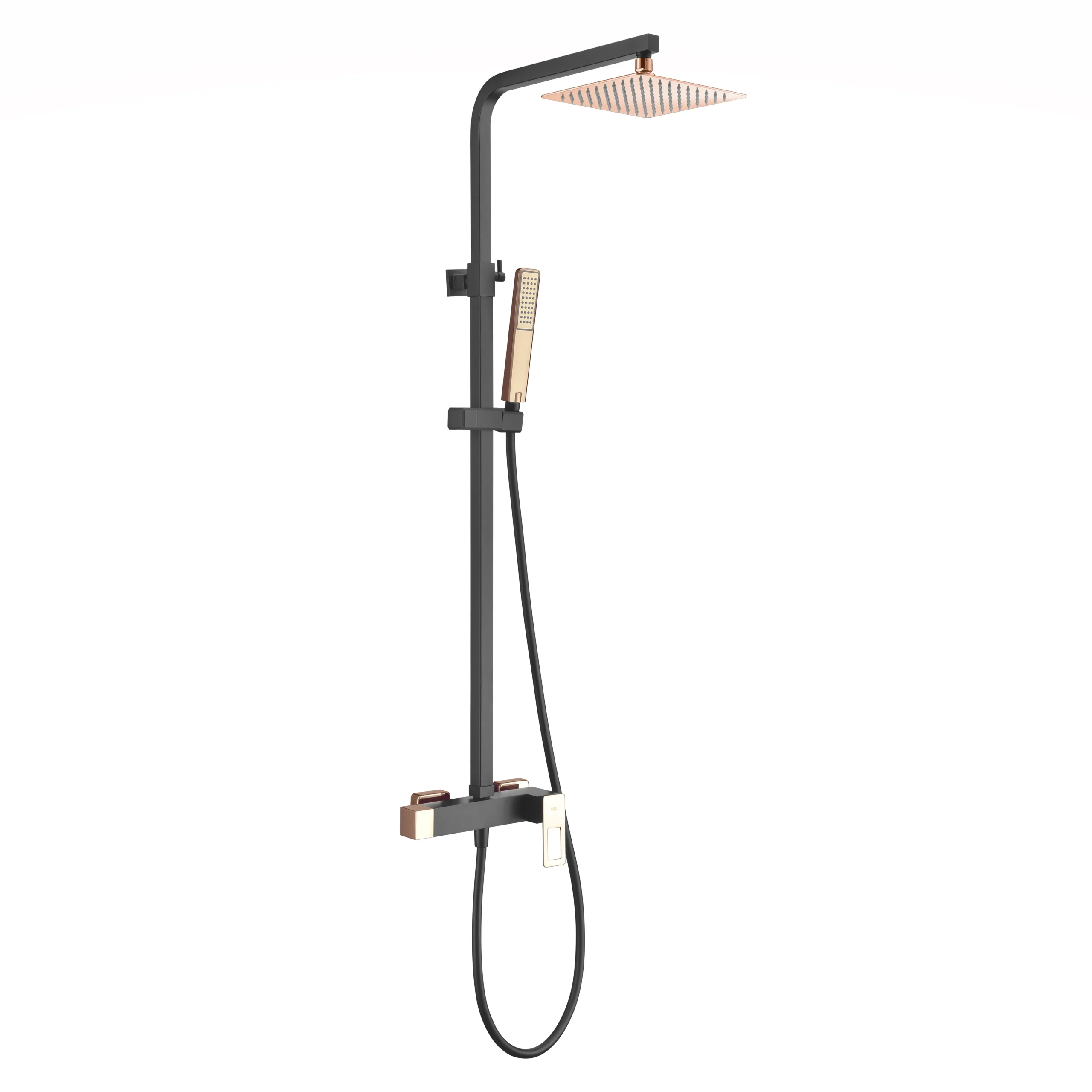 dad31c7c-39d3-4eaa-9dba-067d00a0aa5c Conjunto ducha monomando SUECIA negro y oro rosa / BDC032/NOR