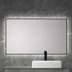 Espejo rectangular led B-951 marco negro - Imagen 3
