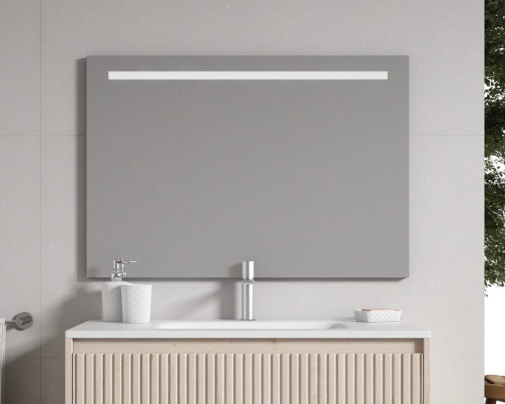 Espejo lineal touch Espejo de baño con luz LED Lineal touch con antivaho