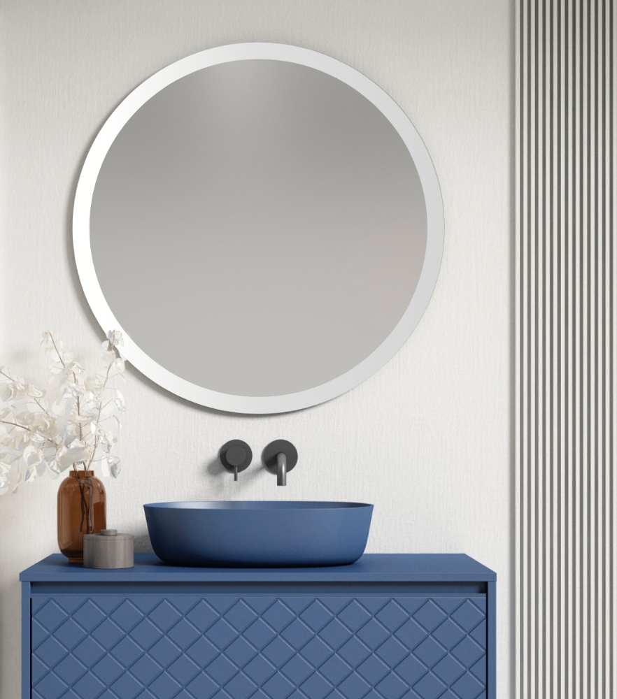circle acid Espejo de baño con luz LED Circle Acid touch con antivaho